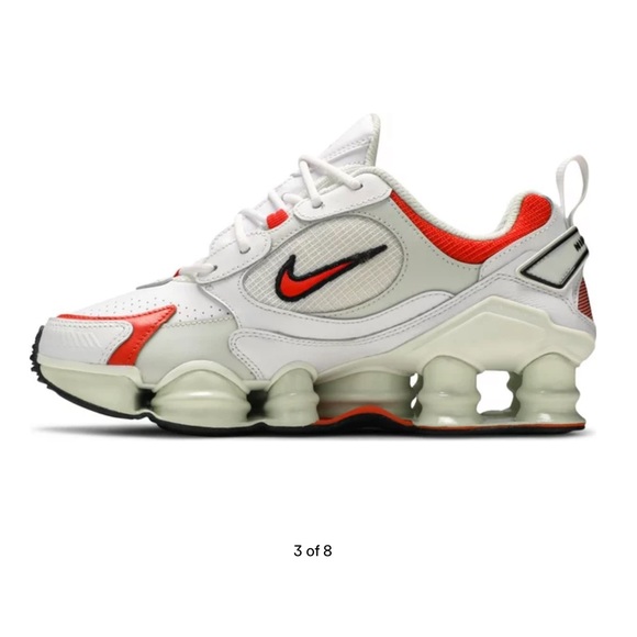 Nike shox nova white team orange sneakers - Picture 3 of 5